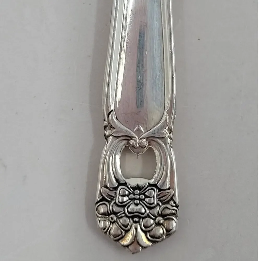 Rogers Brothers Silver Plate‎ Eternally Yours Coquette 2 Sugar Spoons